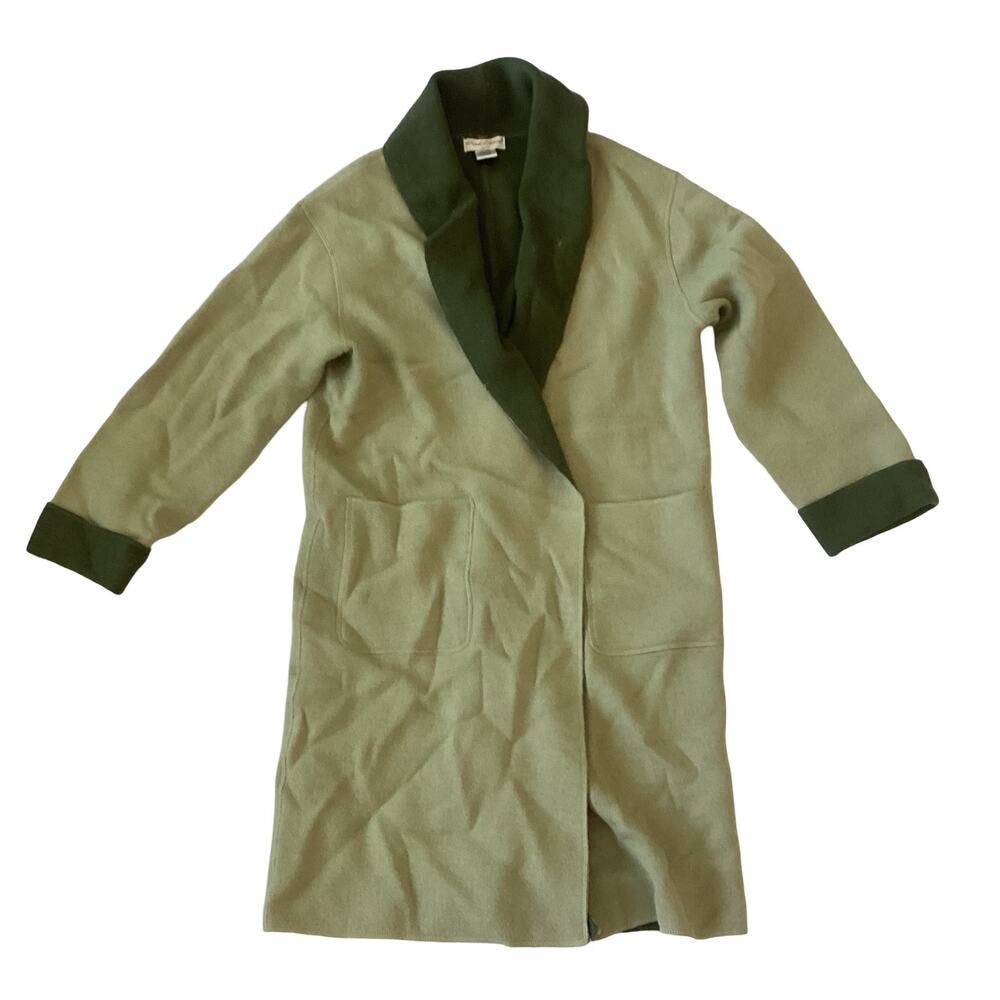 Sarah Spencer Heavy Wool Sweater Coat - Picture 1 of 4